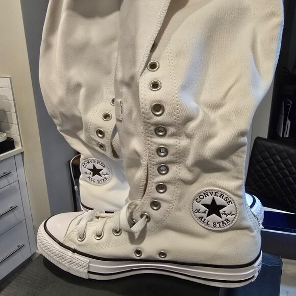 CONVERSE Chuck Taylor All Star XX-Hi High Top Canvas Knee Hi Women's Size 10 NEW - Picture 2 of 15